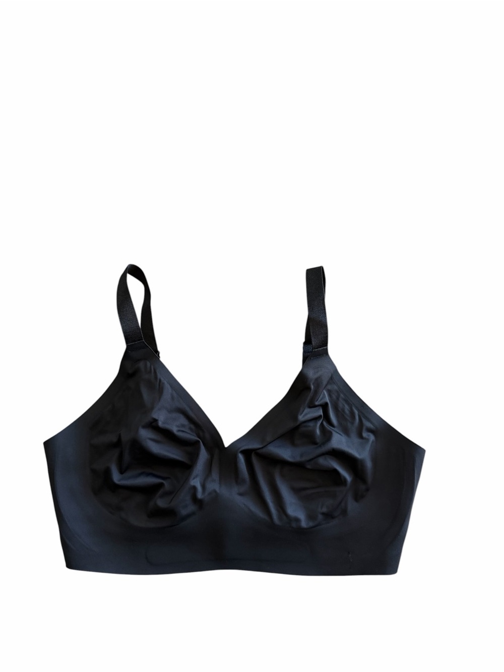 EBY Relief Bra Black Seamless Wireless Molded Adjustable Stretch Size MD - Picture 5 of 6